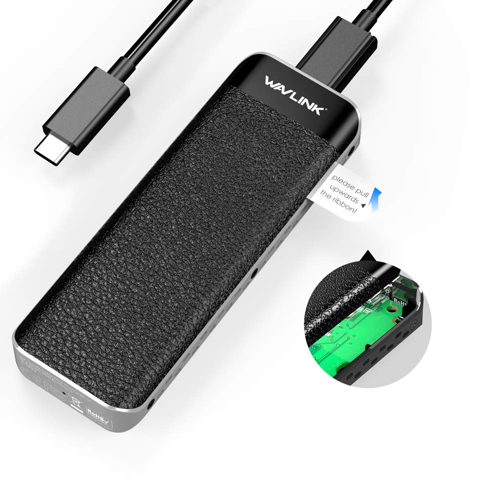 WAVLINK 80Gbps M.2 SSD 外付けケース Amazon.com: WAVLINK 80Gbps M.2 NVMe SSD Enclosure with